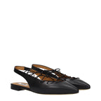 Black Leather Sandals
