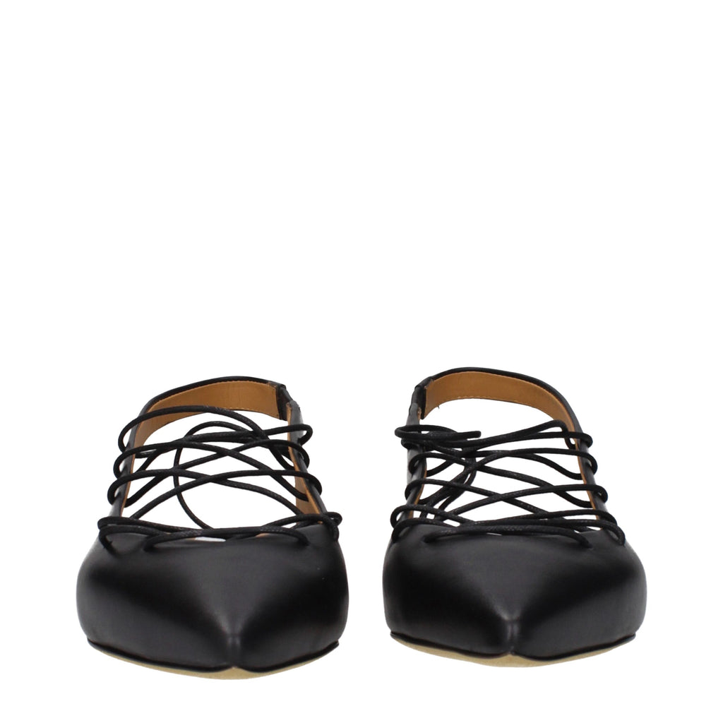 Black Leather Sandals