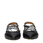 Black Leather Sandals