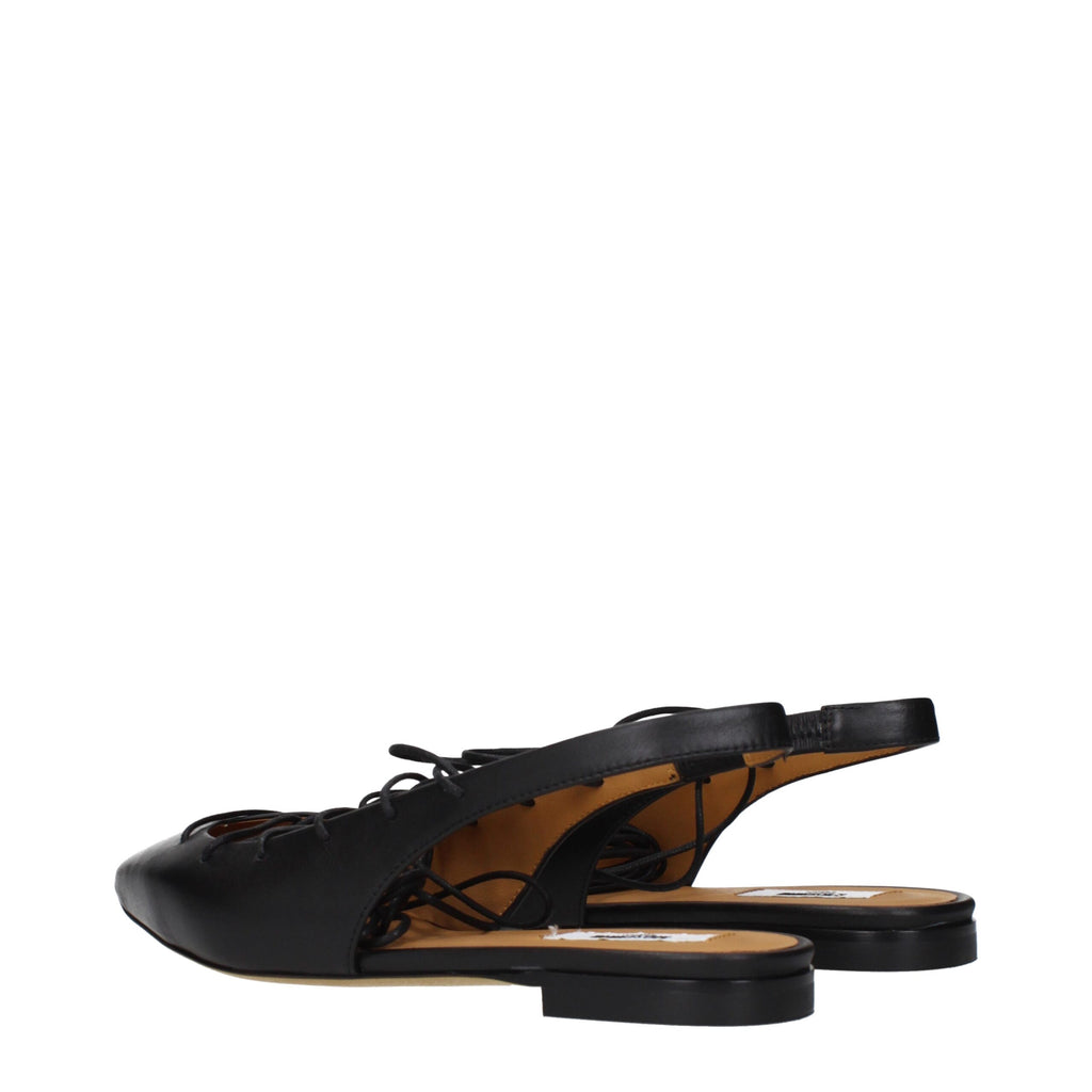 Black Leather Sandals