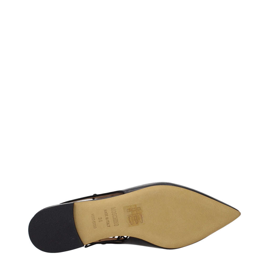 Black Leather Sandals