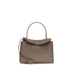 Gray Rodeo Calfskin Shoulder Bag