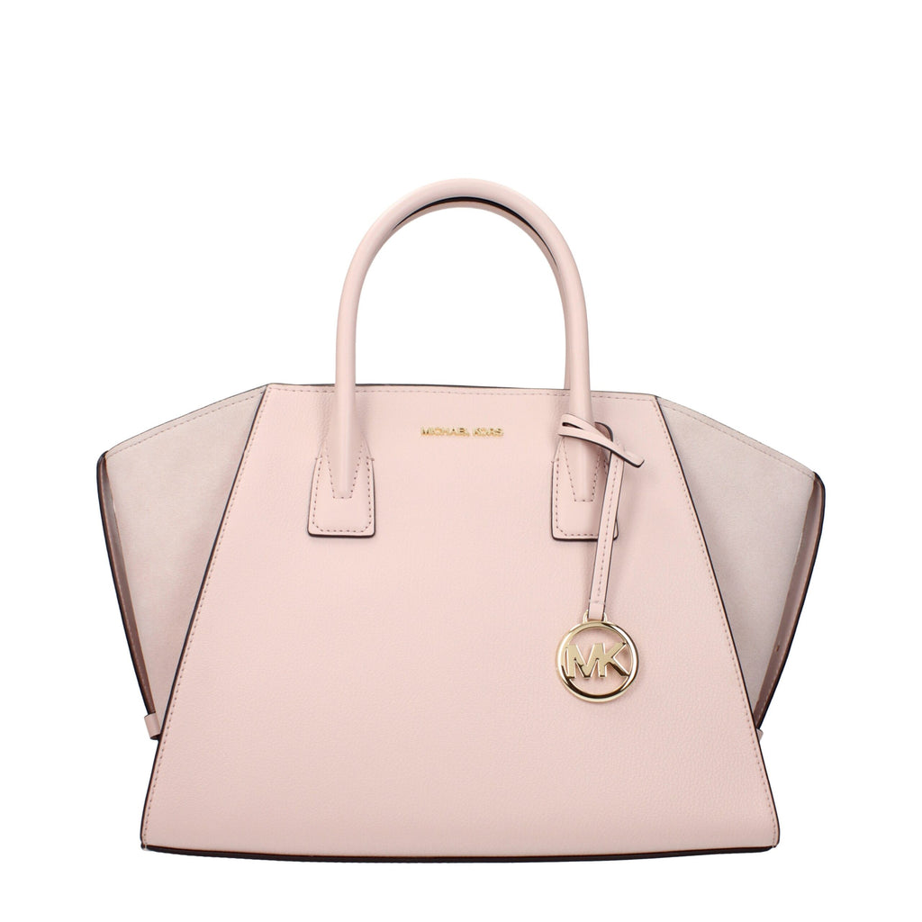 Powder Blush Leather Handbag