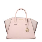 Powder Blush Leather Handbag