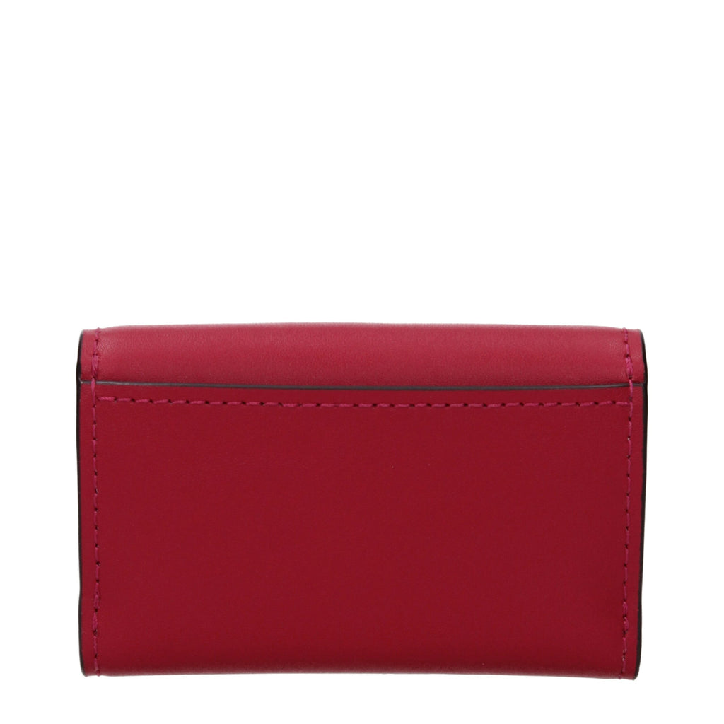 Red Leather Coin Purses