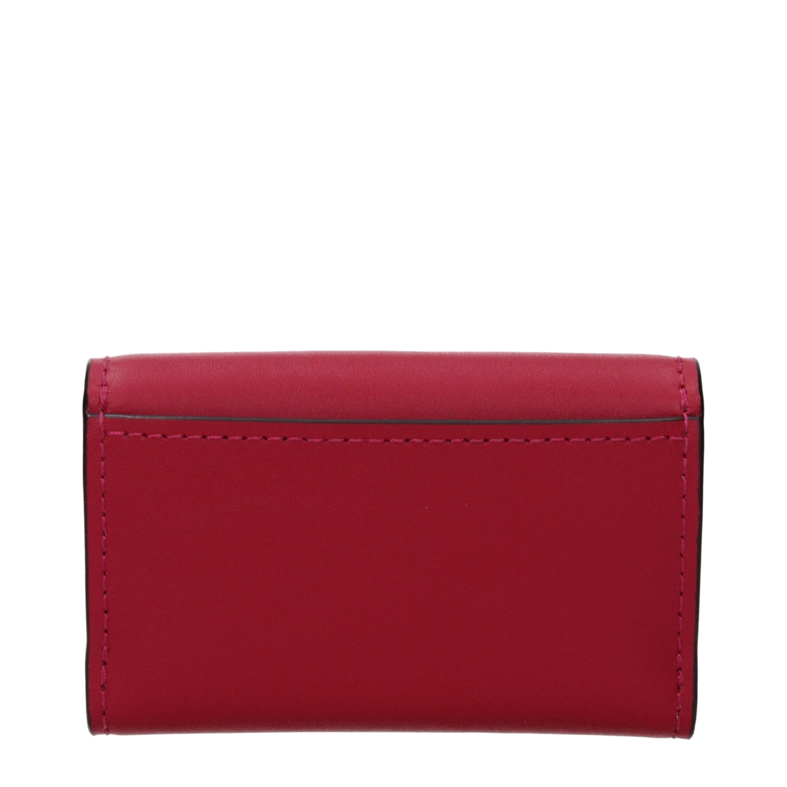 Red Leather Coin Purses