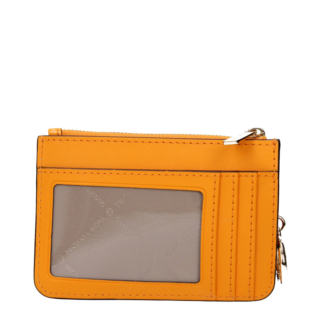 Orange Patent Leather Coin Purse