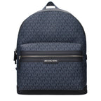 Blue Fabric Logo Backpack