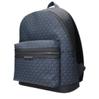 Blue Fabric Logo Backpack