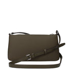 Olive Green Fabric Crossbody Bag