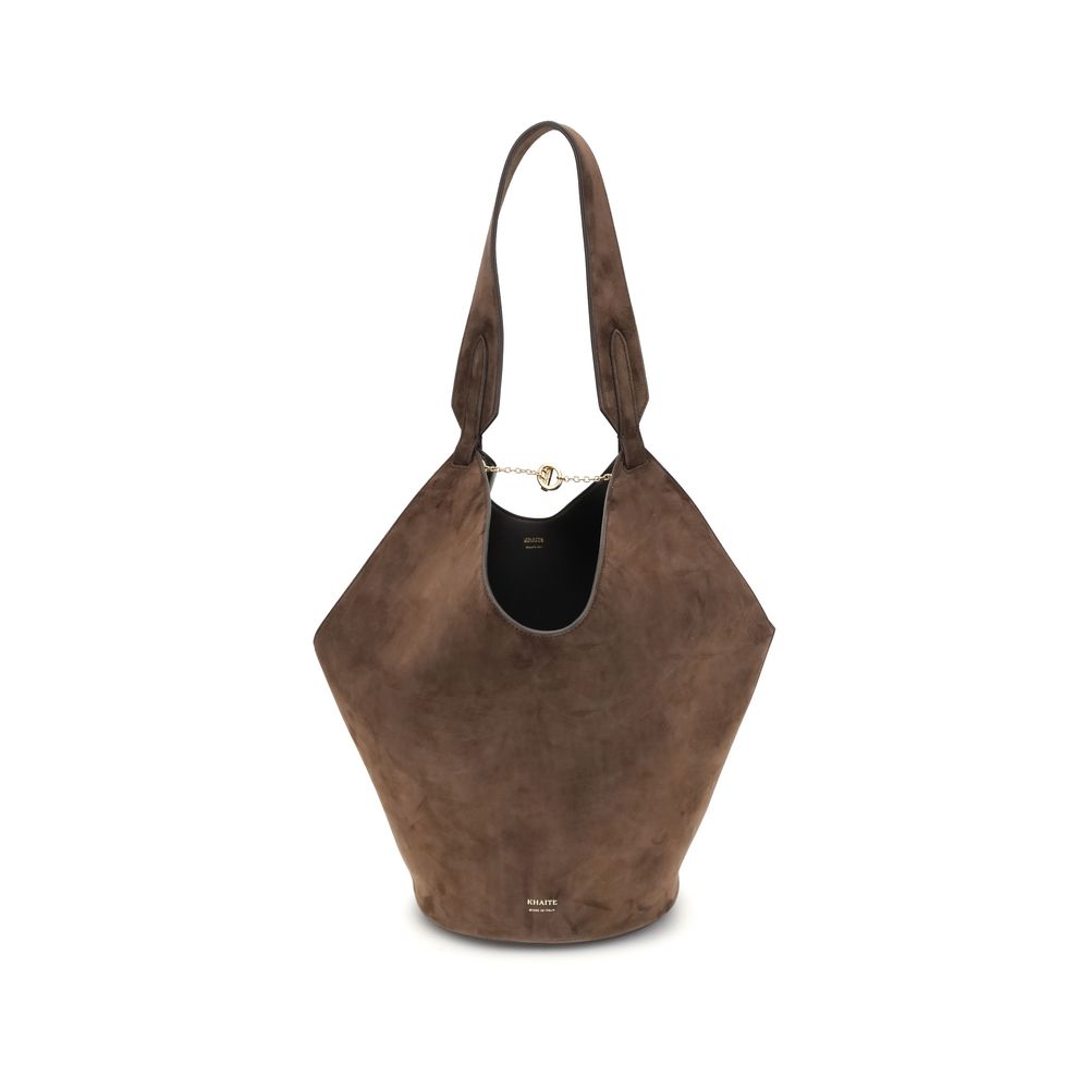Small Calfskin Lotus Shoulder Bag
