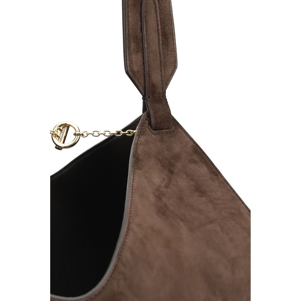 Small Calfskin Lotus Shoulder Bag