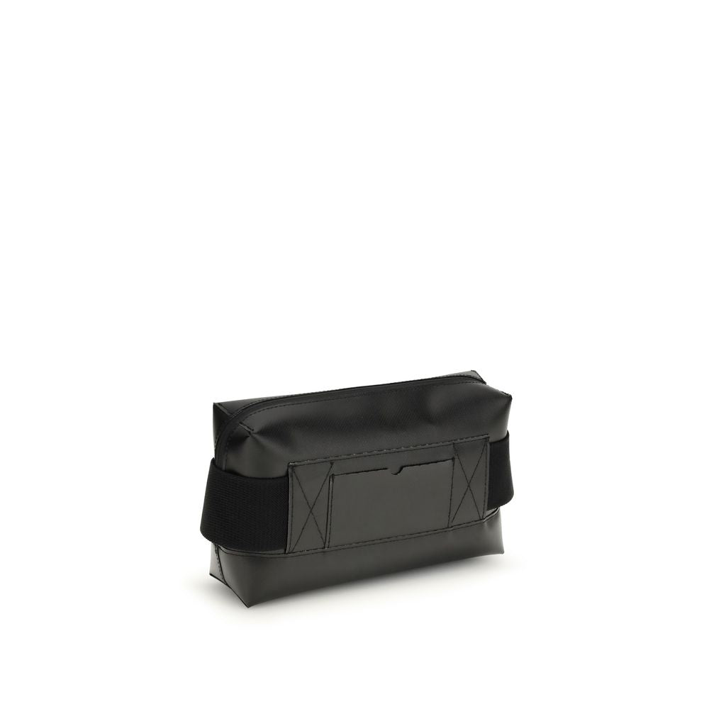 Black Calf Leather Bumbag Shoulder Bag