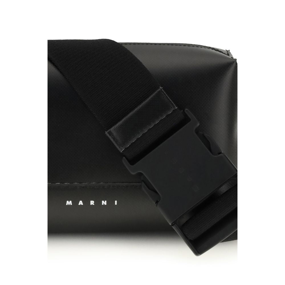 Black Calf Leather Bumbag Shoulder Bag