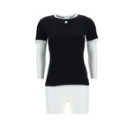 Black Cotton Crew Neck T-Shirt