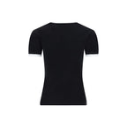 Black Cotton Crew Neck T-Shirt