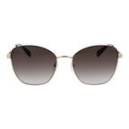 Gold Metal Butterfly Sunglasses