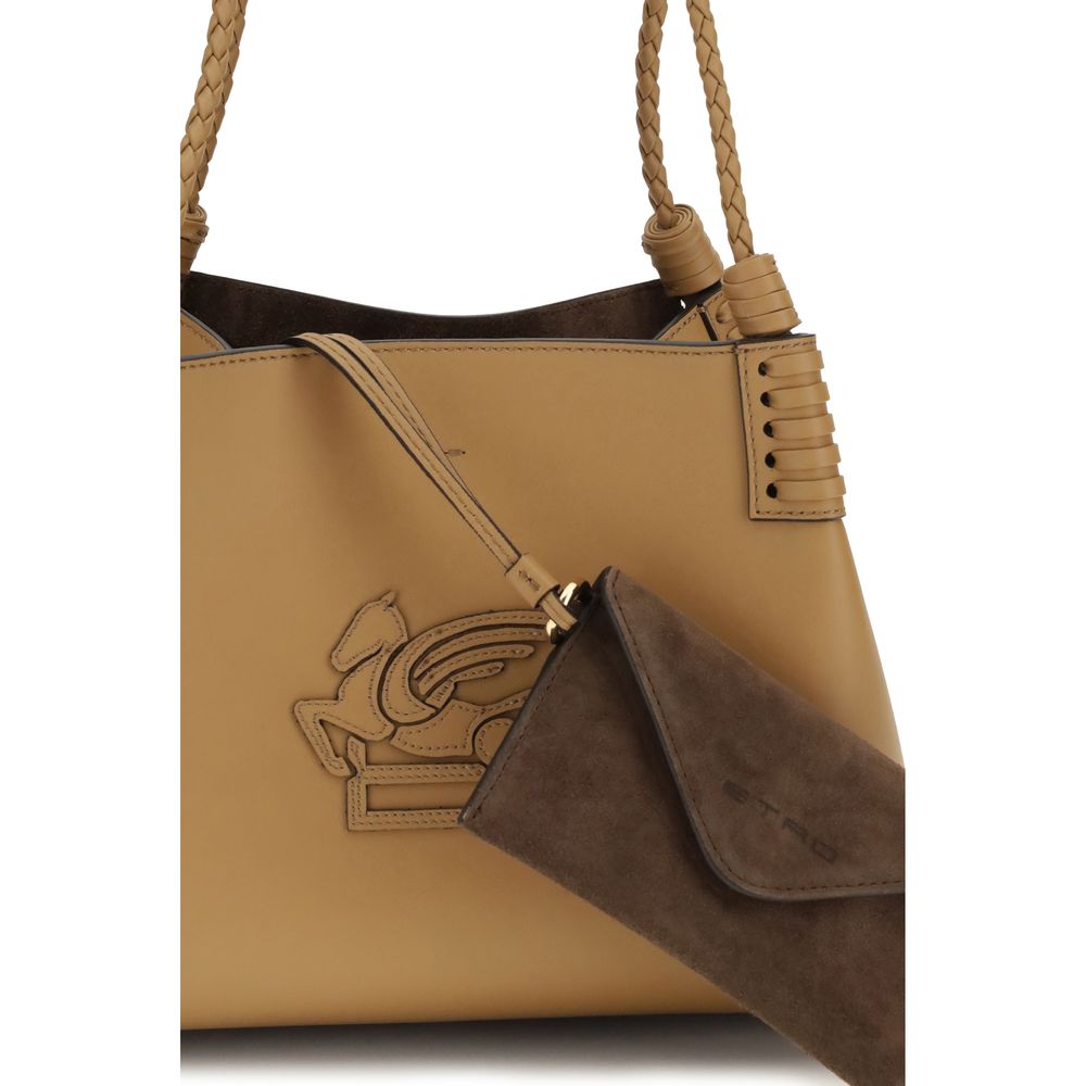 Calf Suede Libra Shopping Bag