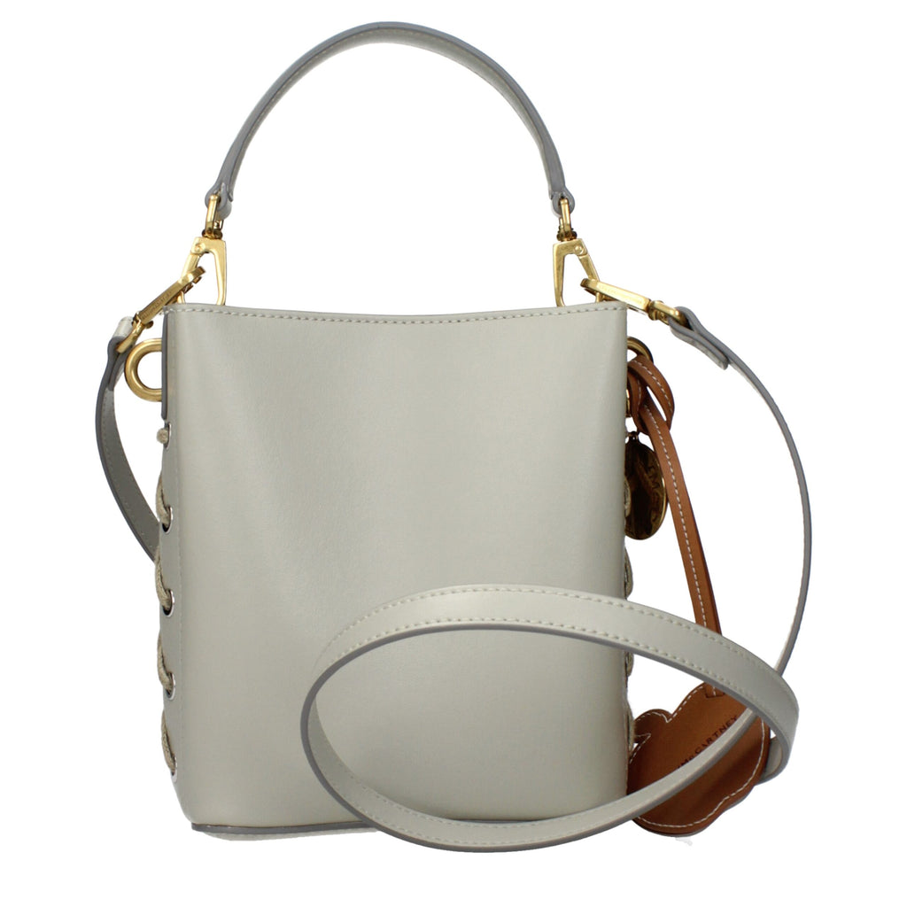 Gray Eco Leather Handbag