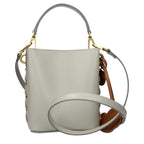 Gray Eco Leather Handbag