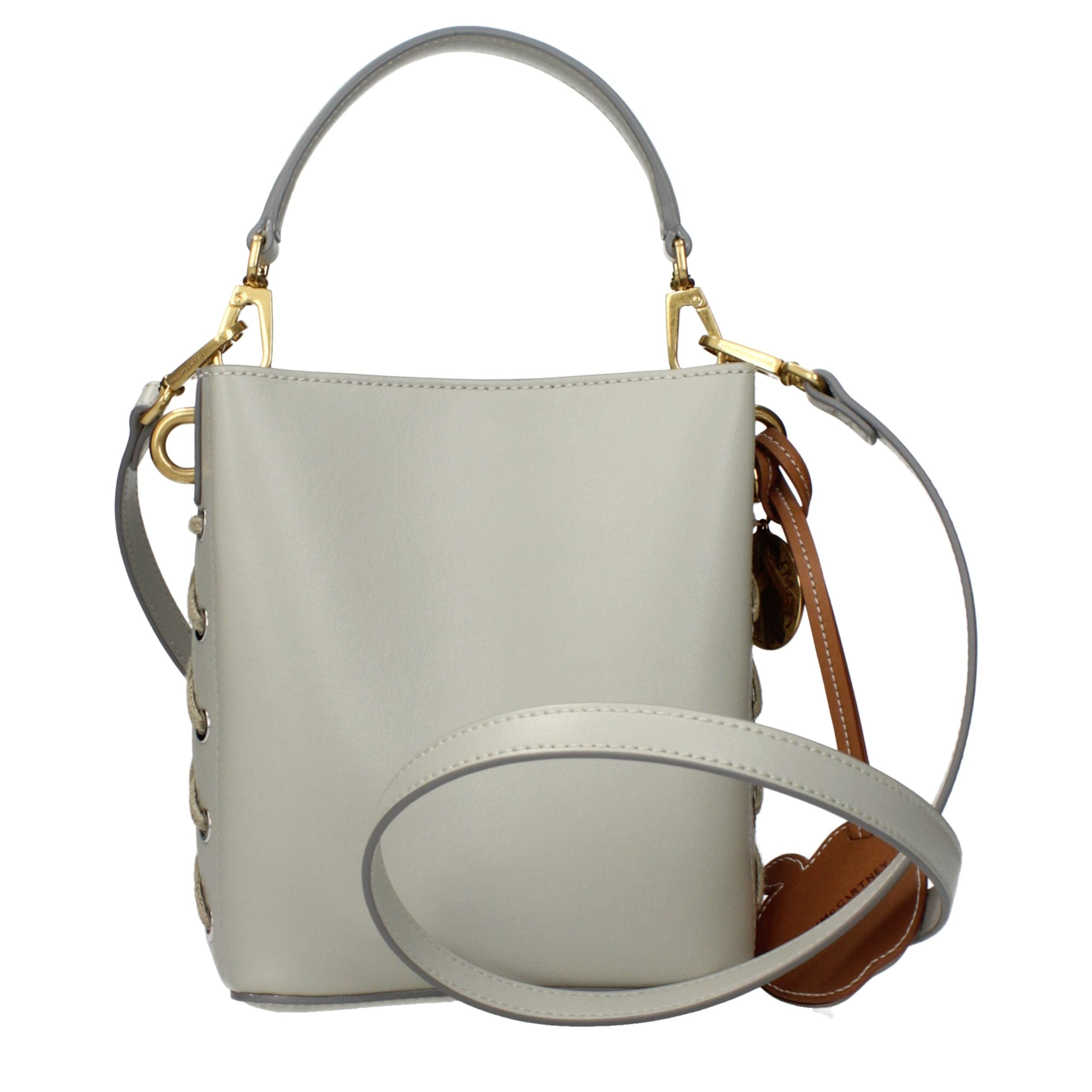 Gray Eco Leather Handbag