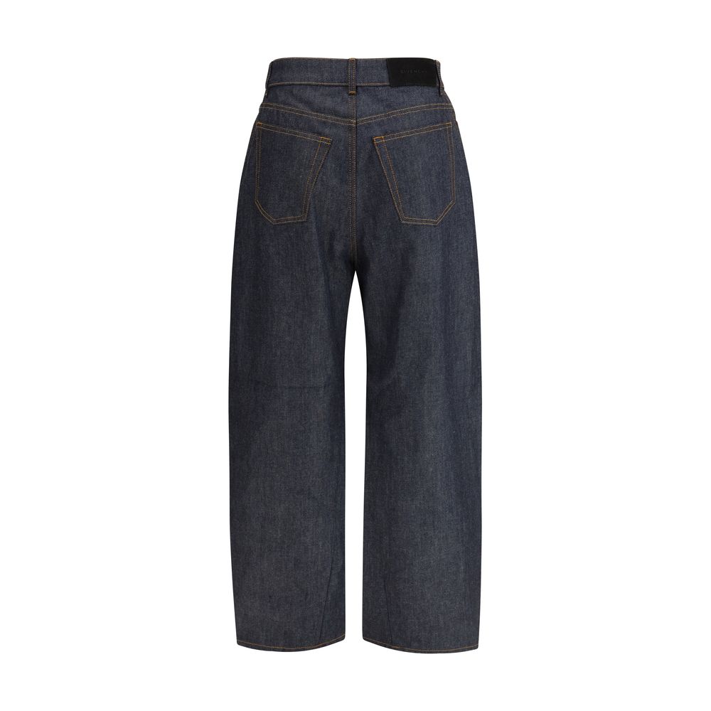 Regular Fit Raw Cocoon Denim Pants