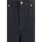 Regular Fit Raw Cocoon Denim Pants