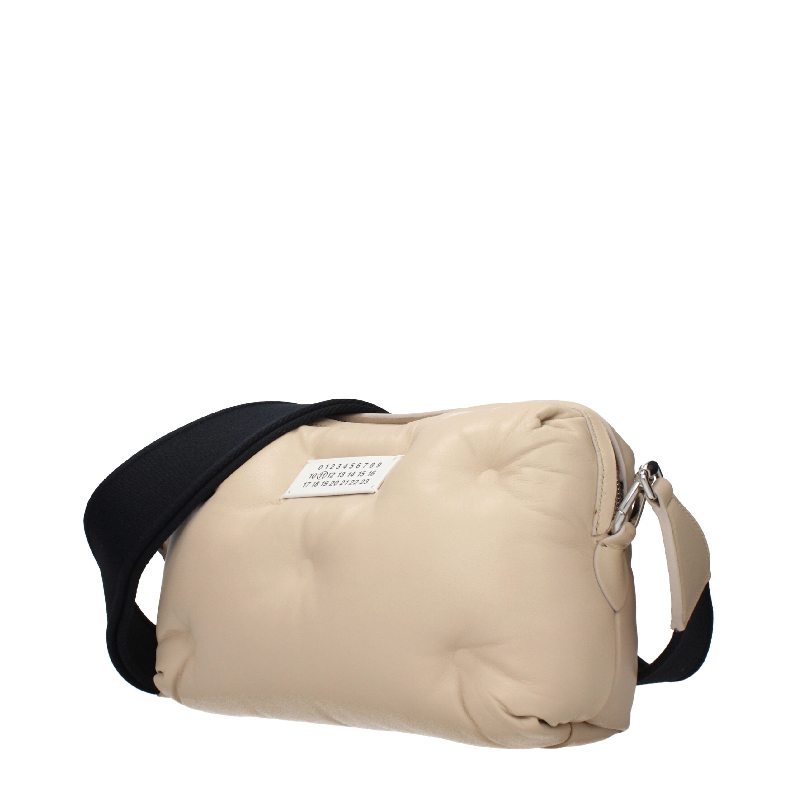 Full‑Grain Calfskin Beige Clutch
