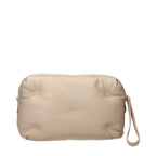 Full‑Grain Calfskin Beige Clutch