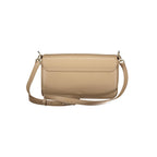 Beige Leather Iride Shoulder Bag