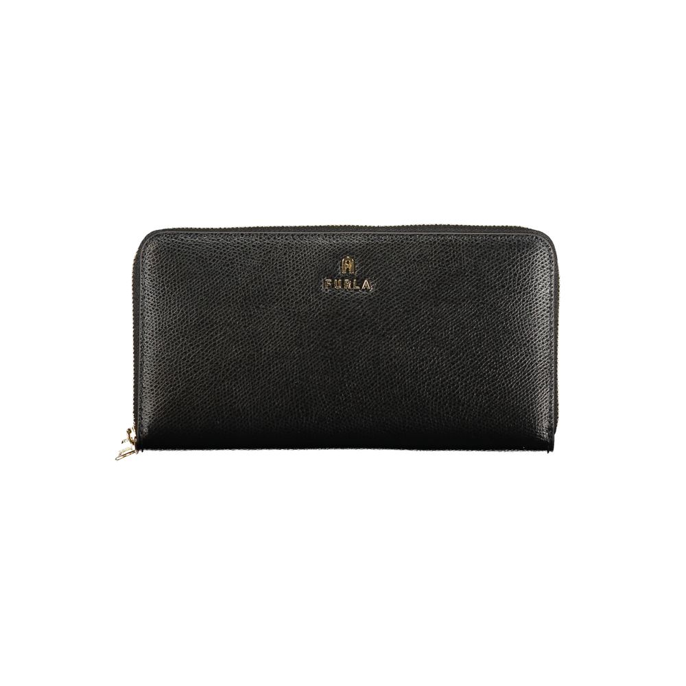 Nero Leather Camelia Wallet