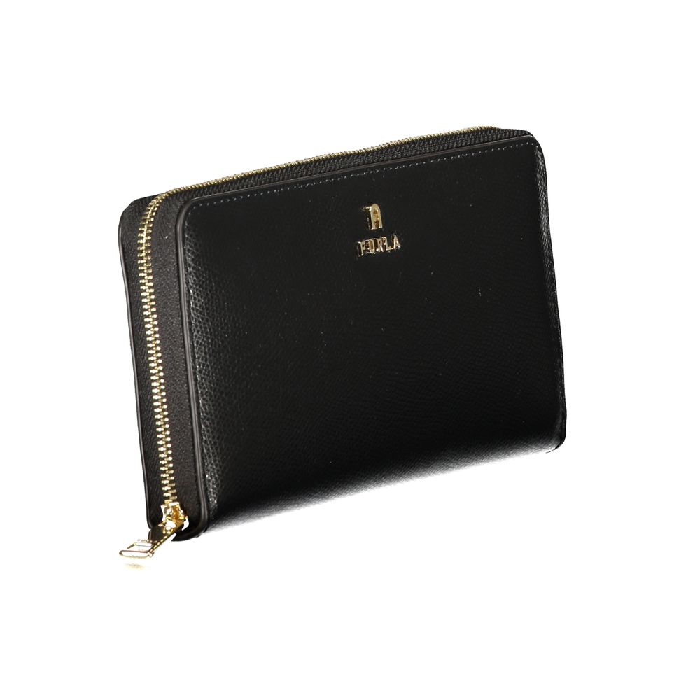 Nero Leather Camelia Wallet
