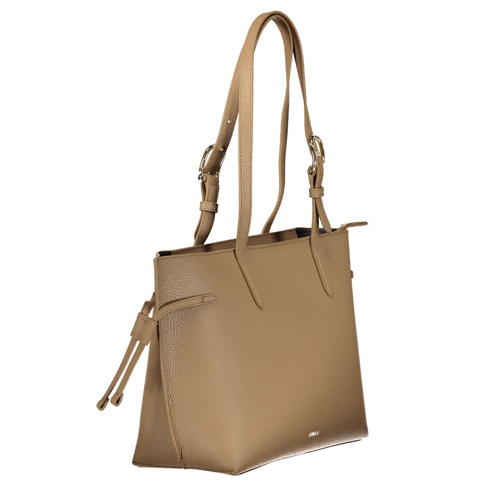Marrone Leather Ava Handbag