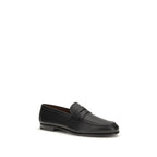 Rother Slip-On Loafers In Black Calf Leather