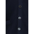 V-Neck Cotton Cardigan
