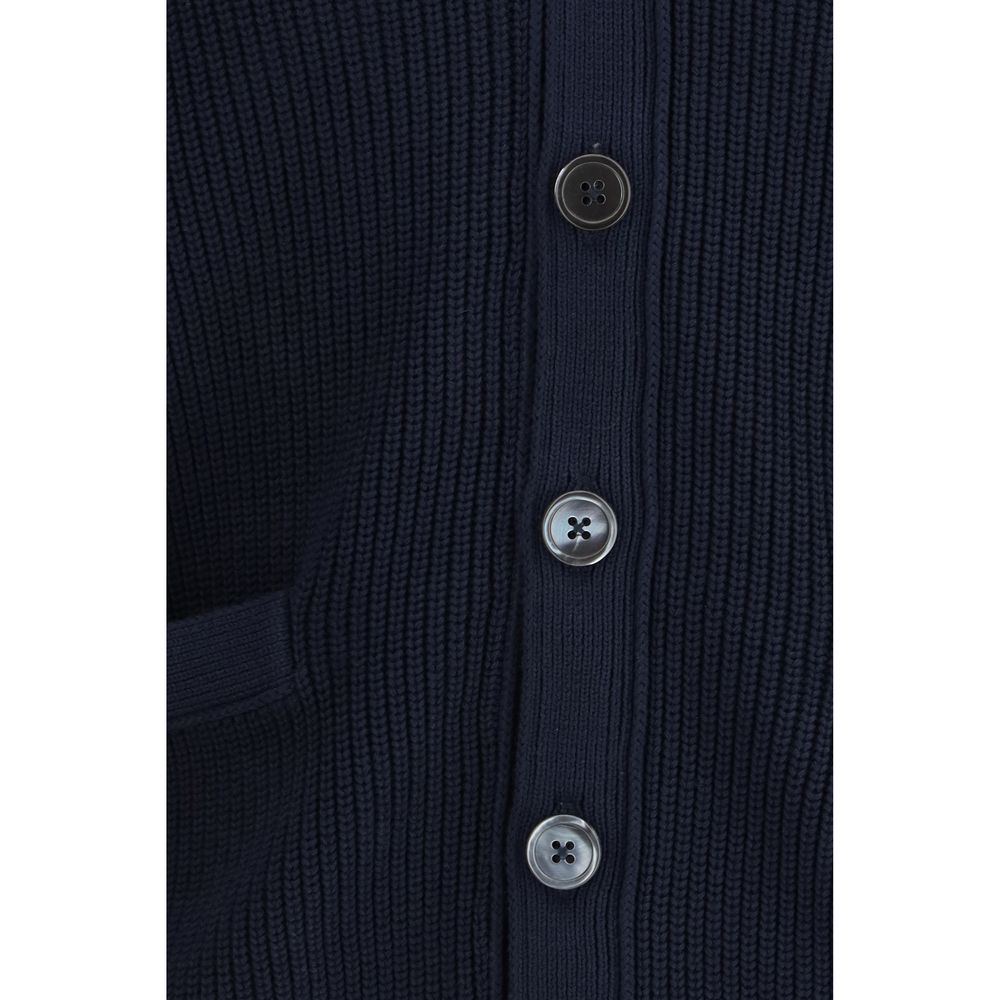 V-Neck Cotton Cardigan