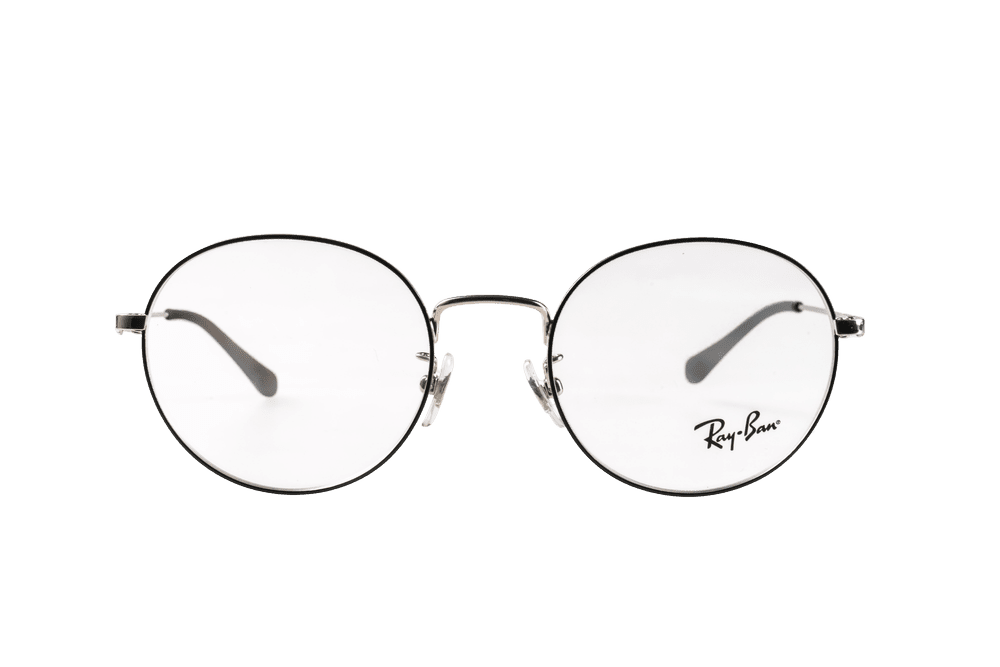 Round Optical Frame RB6369D-C2983-50-F-S.BLK/SLV