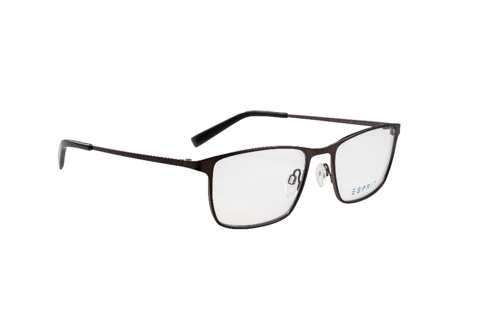 Black eyeglasses on a white background