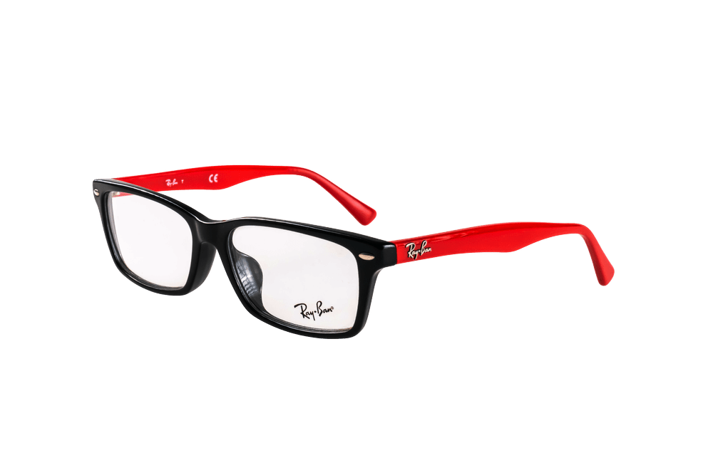 Rectangle Optical Frame RB5378D-C2475-55-F-S.BLK/RED
