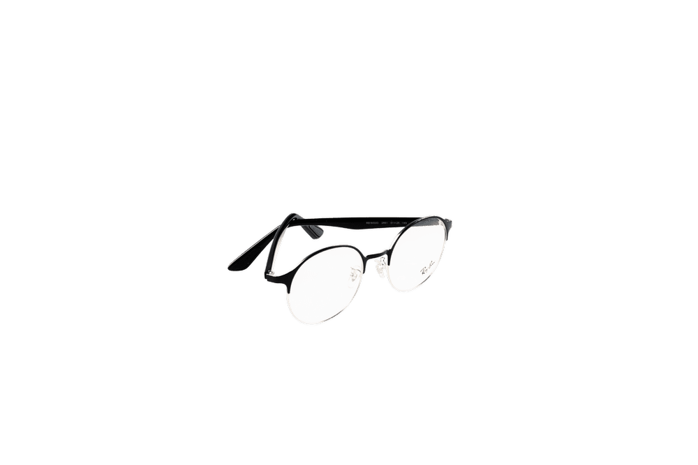 Round Optical Frame RB6459D-C2861-51-F-S.BK/SL