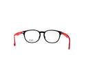 Round Optical Frame RB5373D-C5887-55-F-M.BLK/RED