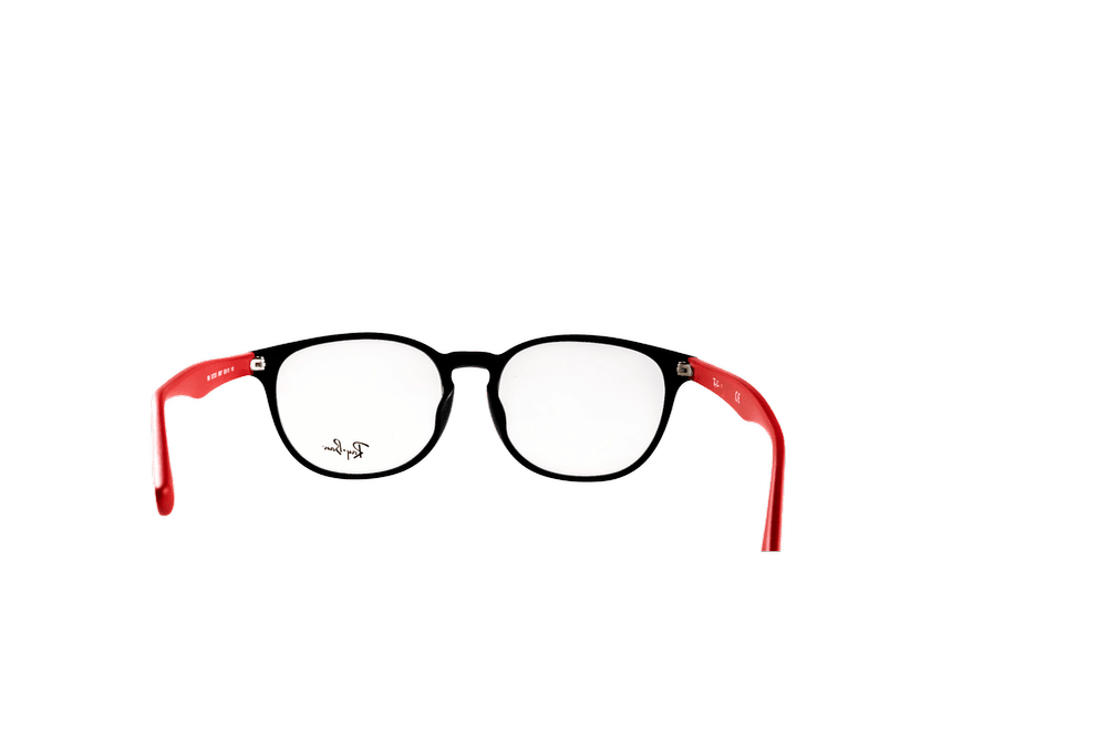Round Optical Frame RB5373D-C5887-55-F-M.BLK/RED